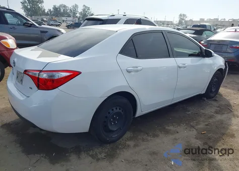 2014 Toyota Corolla Le из США, поврежденный, VIN 5YFBURHE6EP090494